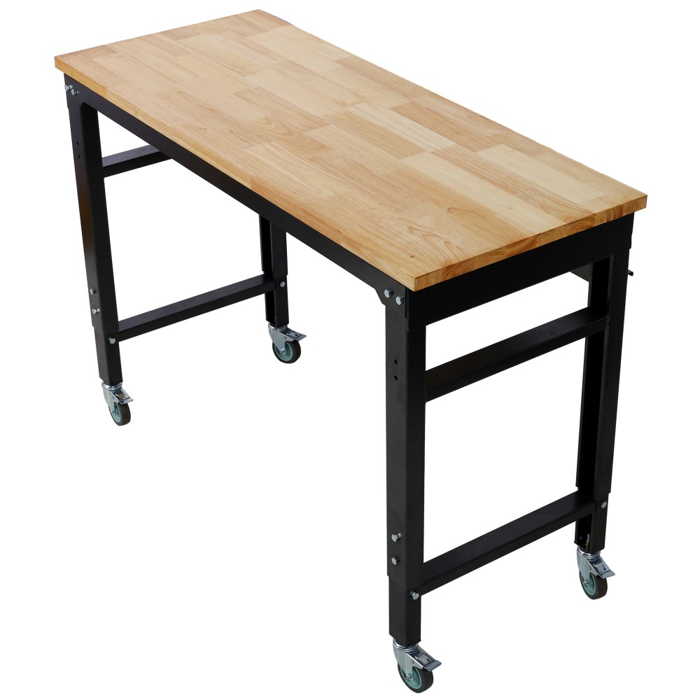 Workbench - 48" Wide Rolling Workbenches for Garage - Adjustable Height