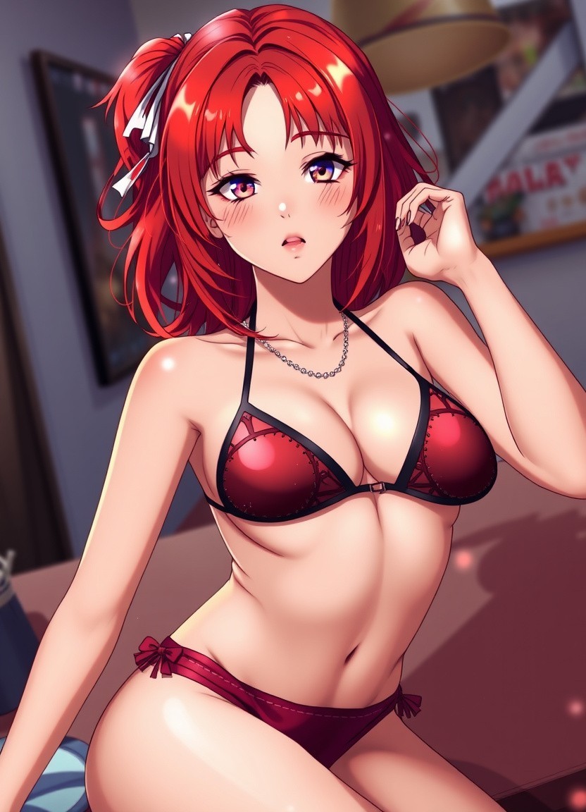 SEXY BIKINI GIRL NEXT DOOR ANIME WAIFU BEAUTY  4x6 Print  Fantasy Art 04022618