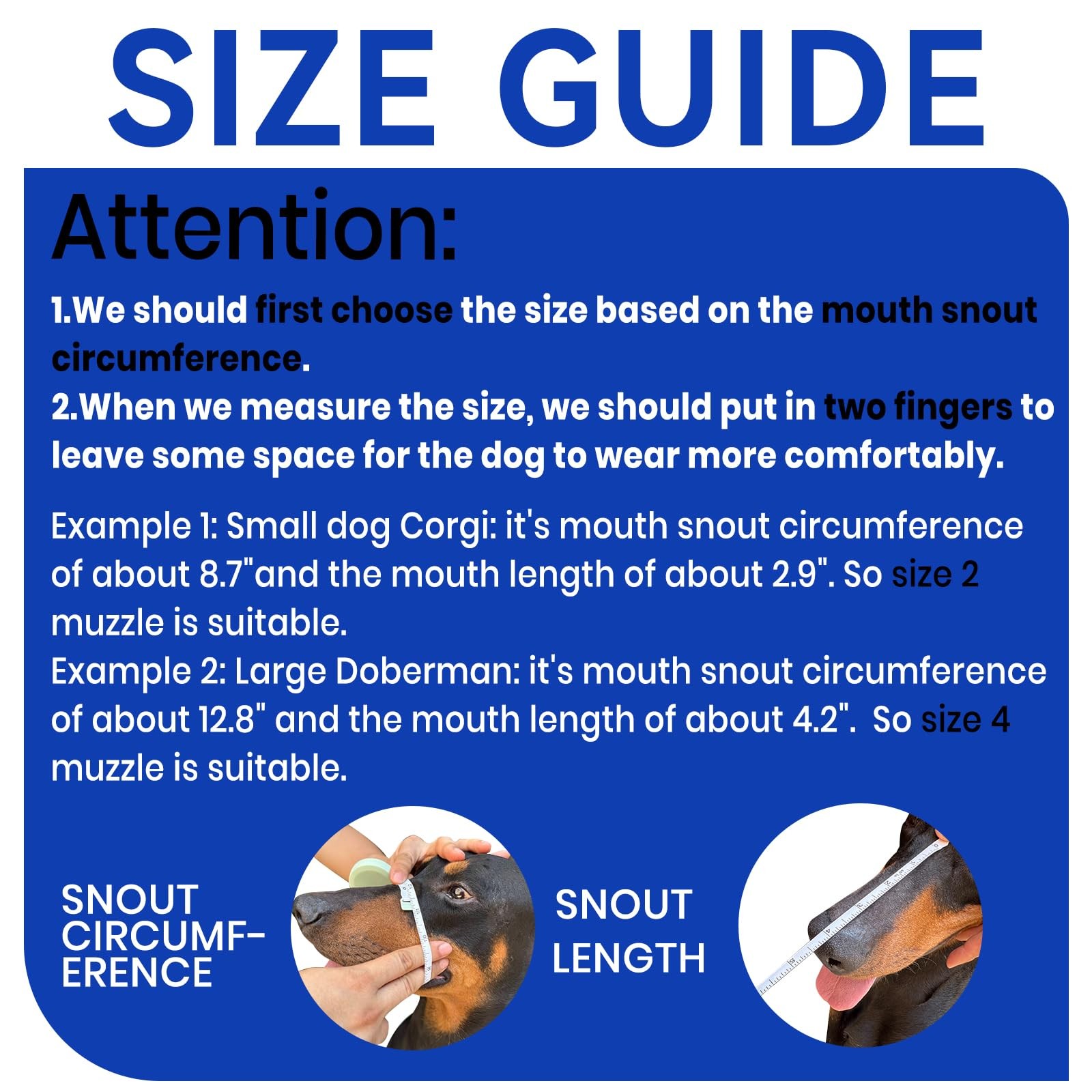Dog Muzzle, Basket Muzzle for Small Medium Large Dogs, Anti-Biting and Chewin...
