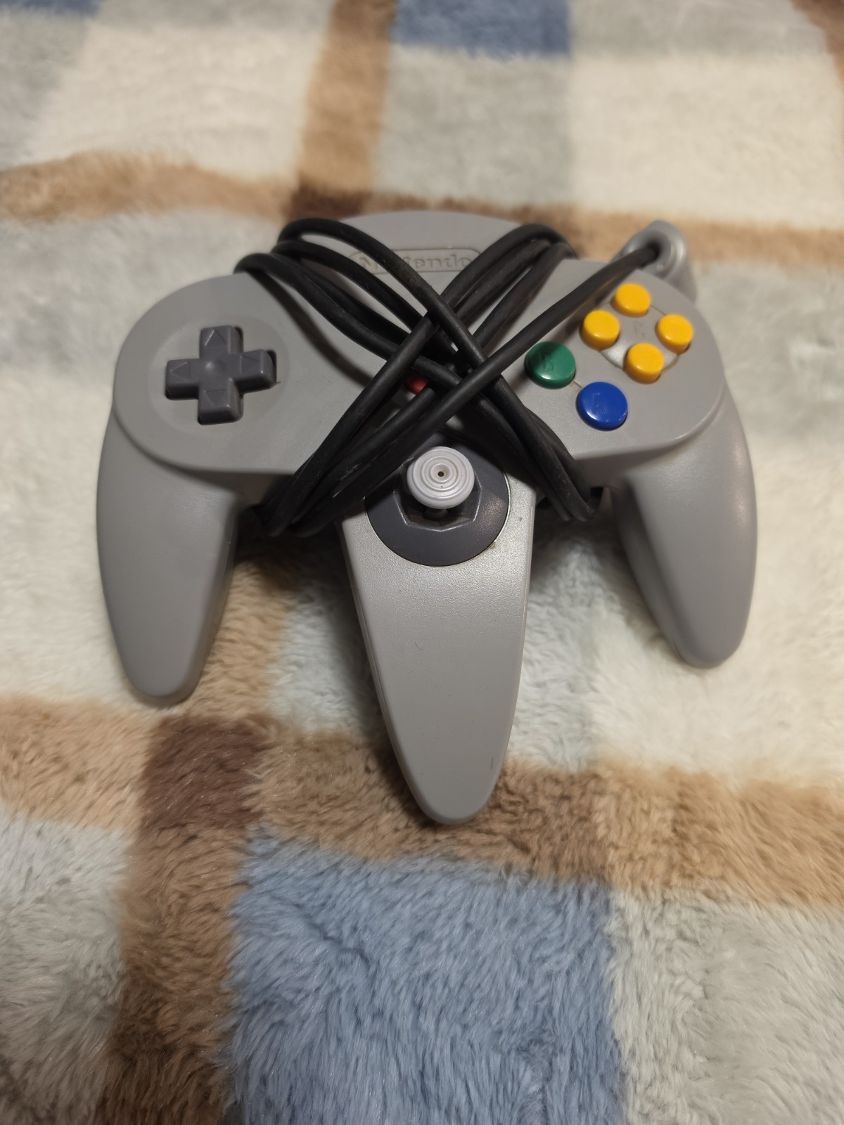 Nintendo 64 N64 Home Console Black w/ Controller and Cables, Tested/working