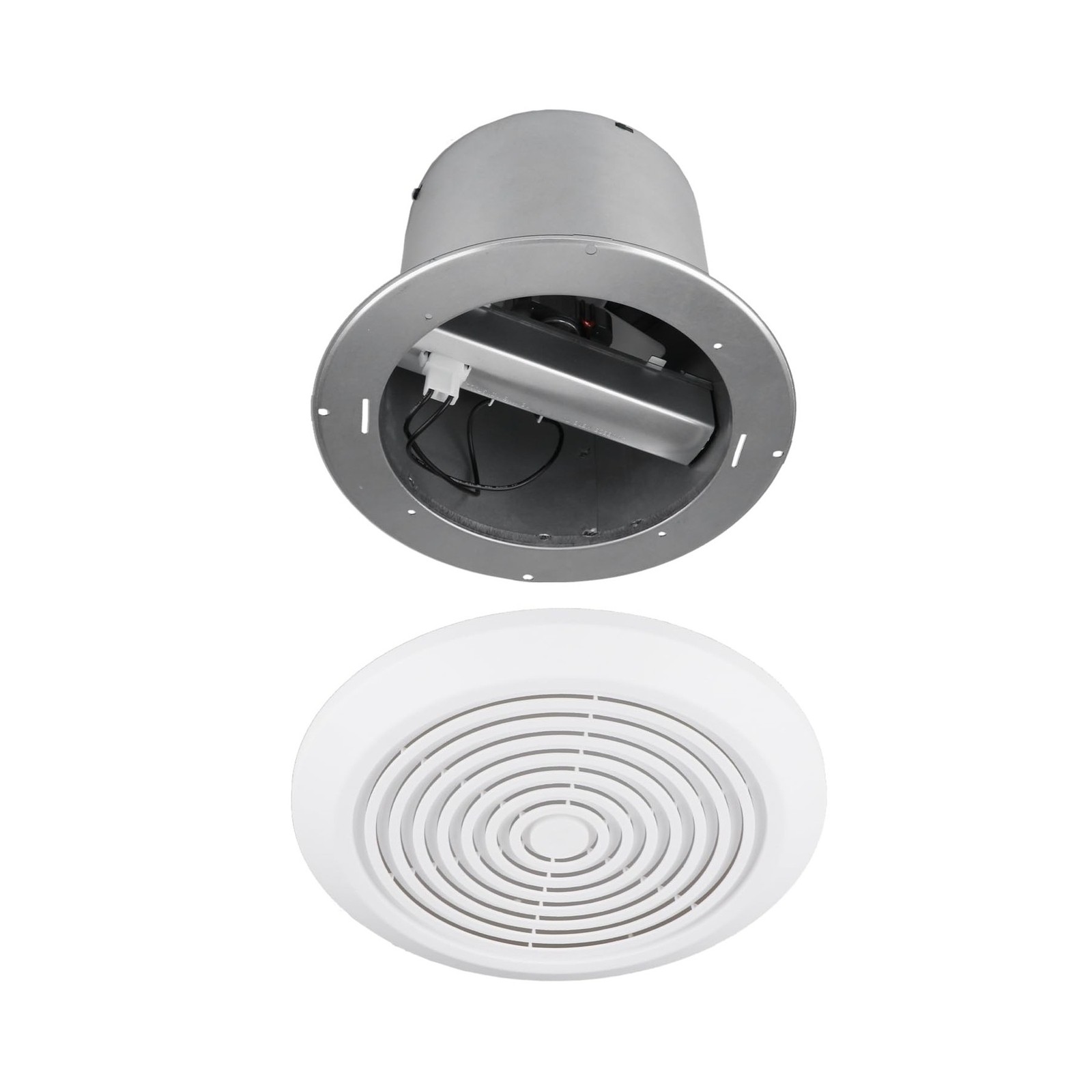 V2262-50 7 Inch Bathroom Exhaust Fan, 50 CFM, 1.0 Sones, 7" Ceiling Exhaust F...