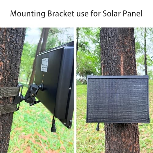 Trail Camera Mount, 360° Adjustable Game Camera Holder Tree Mount with Strap,