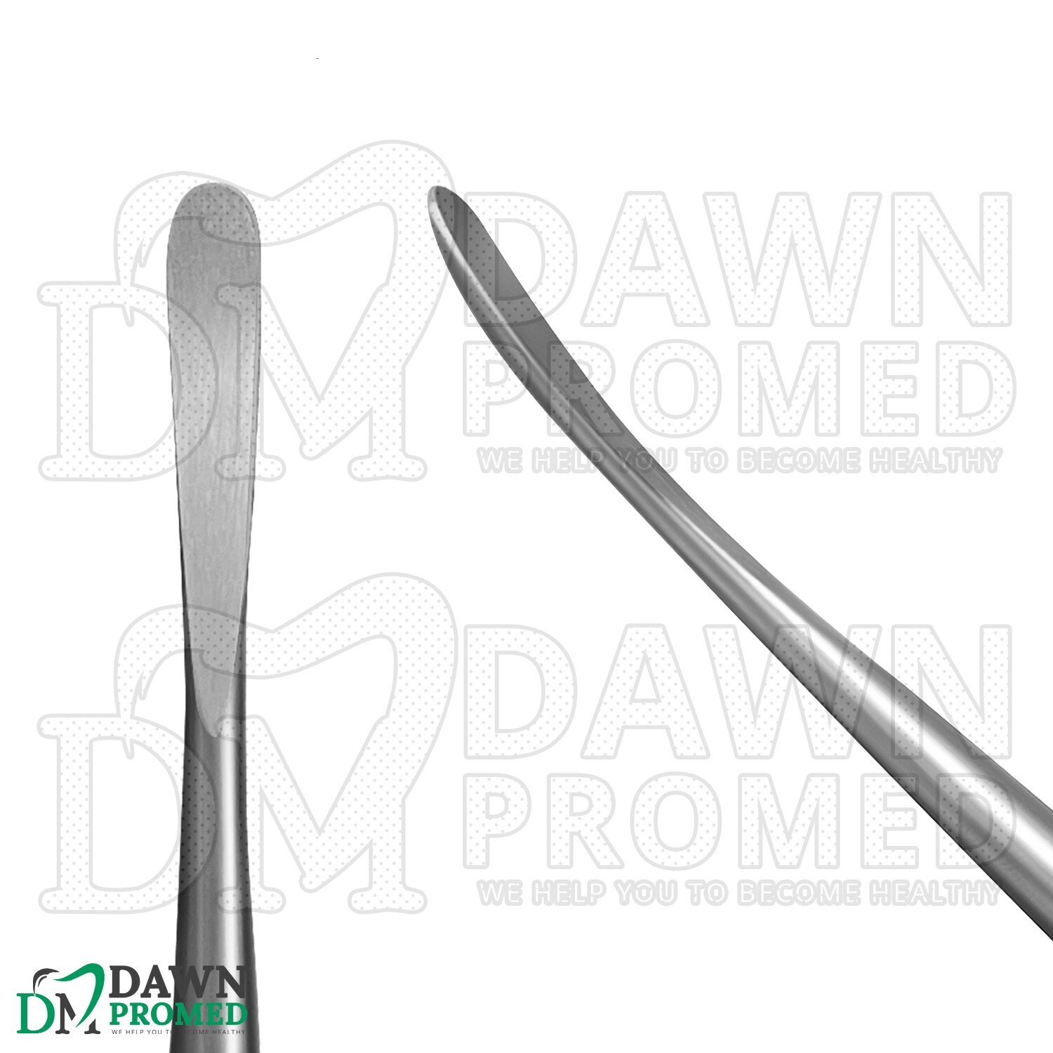Adson Periosteal Elevator 7.5" Semi-Sharp Curved 7MM Neurosurgical Instruments