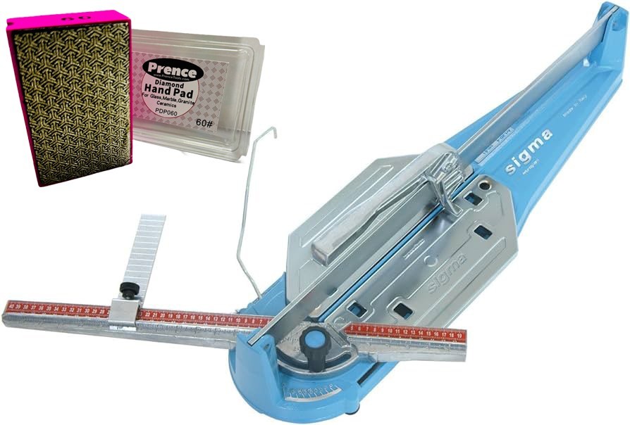 SIGMA 2B3 26" PULL Tile Cutter + 60 Grit Diamond Sanding Pad SHIPS FAST FROM USA