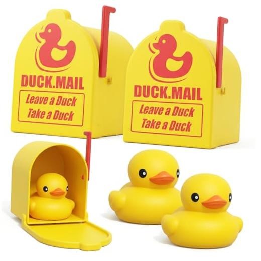 2 PCS Cruise Duck Mailbox, Magnetic Wall Mount for Cruise Door | 2 platic duck