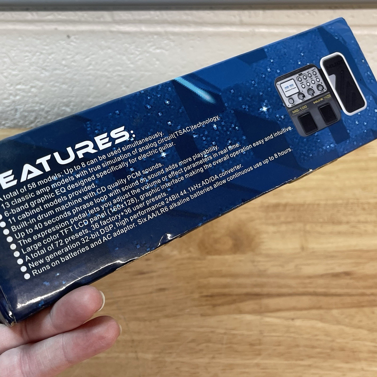 NUX MG-100 Modeling Guitar Processor