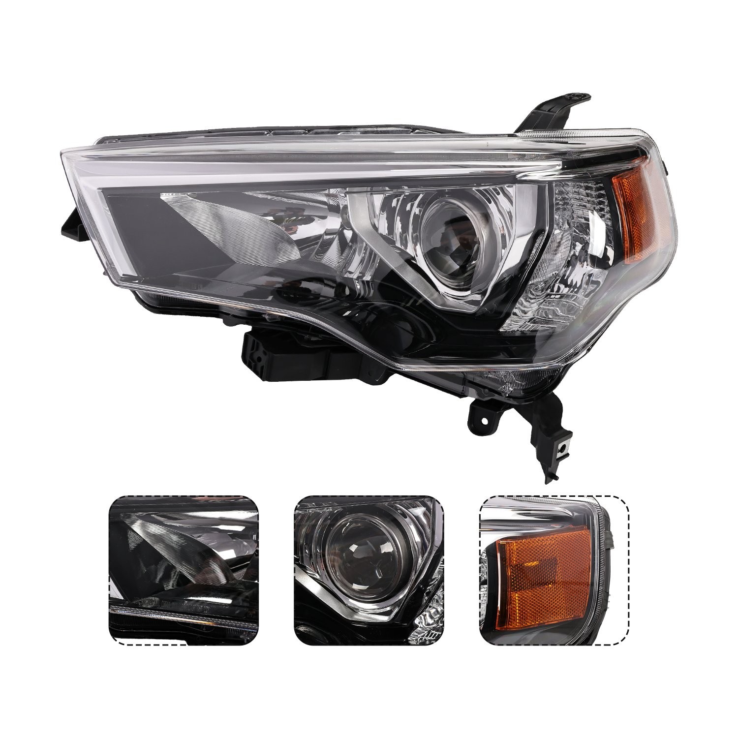 For 2014-20 Toyota 4Runner Headlight Halogen Set Driver And Passenger Side