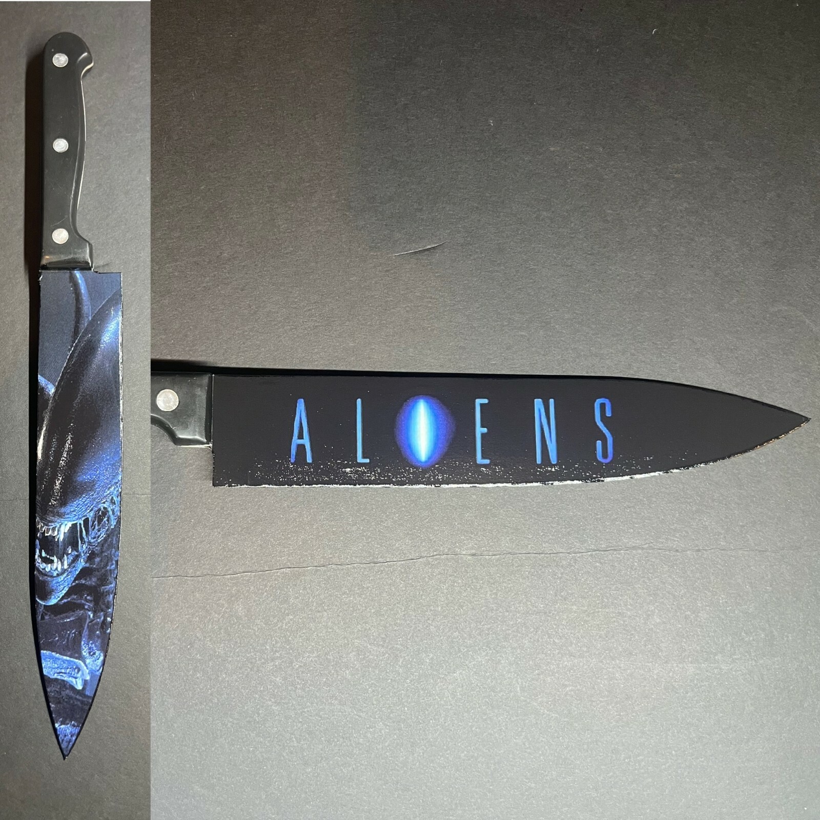 Aliens 1986 Kitchen Knife With Sublimated Stand