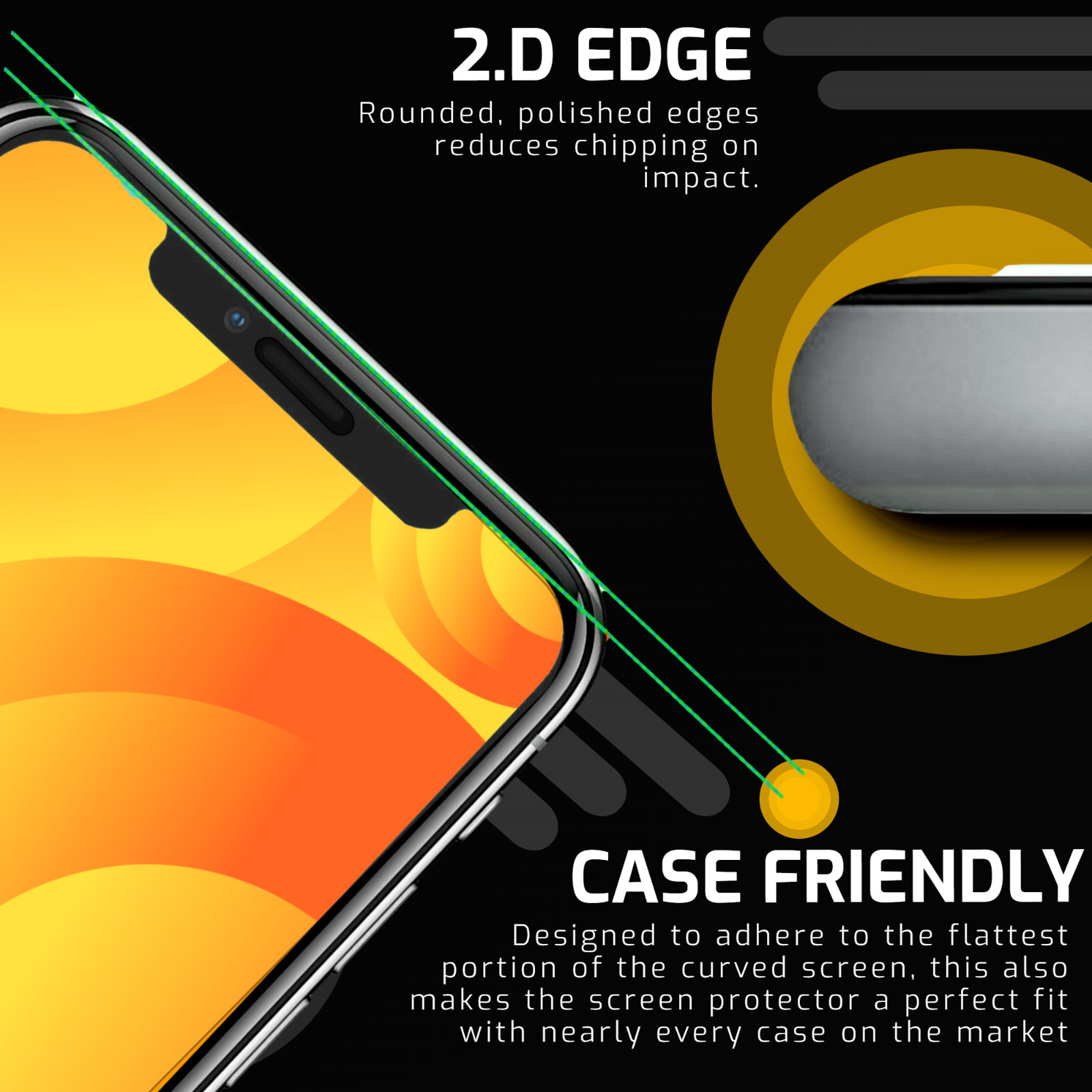 TEMPERED GLASS SCREEN PROTECTOR For SAMSUNG GALAXY A14 9H FULL COVERAGE GORILLA