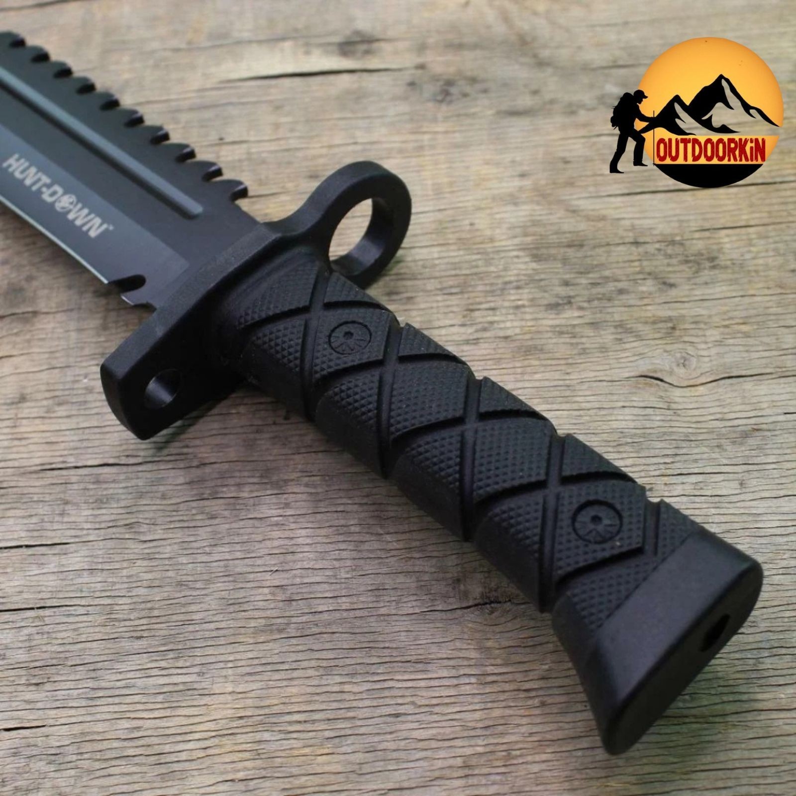 13.5" MILITARY Tactical Combat BOWIE Knife FIXED BLADE Hunting SURVIVAL + Sheath