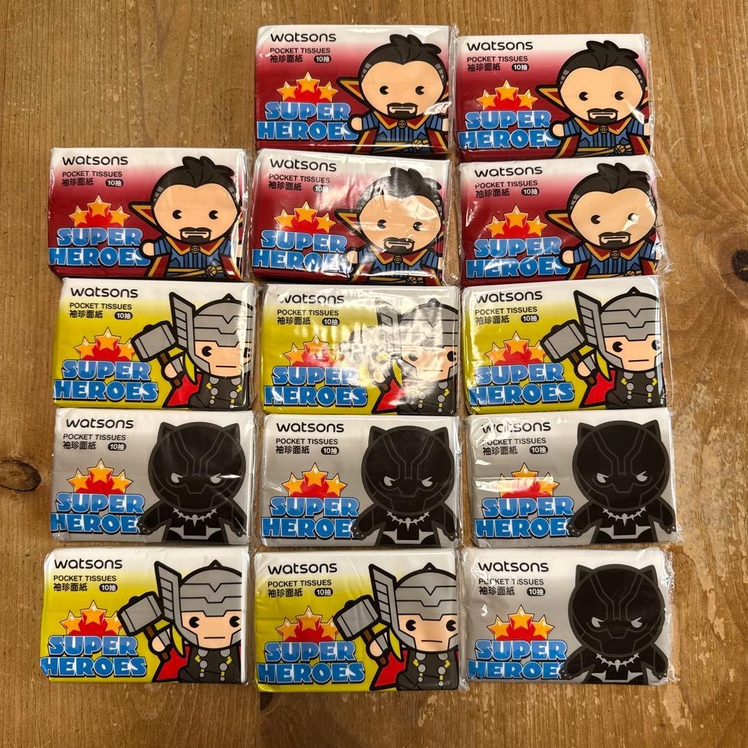 MARVEL Pocket Tissue Set of 14