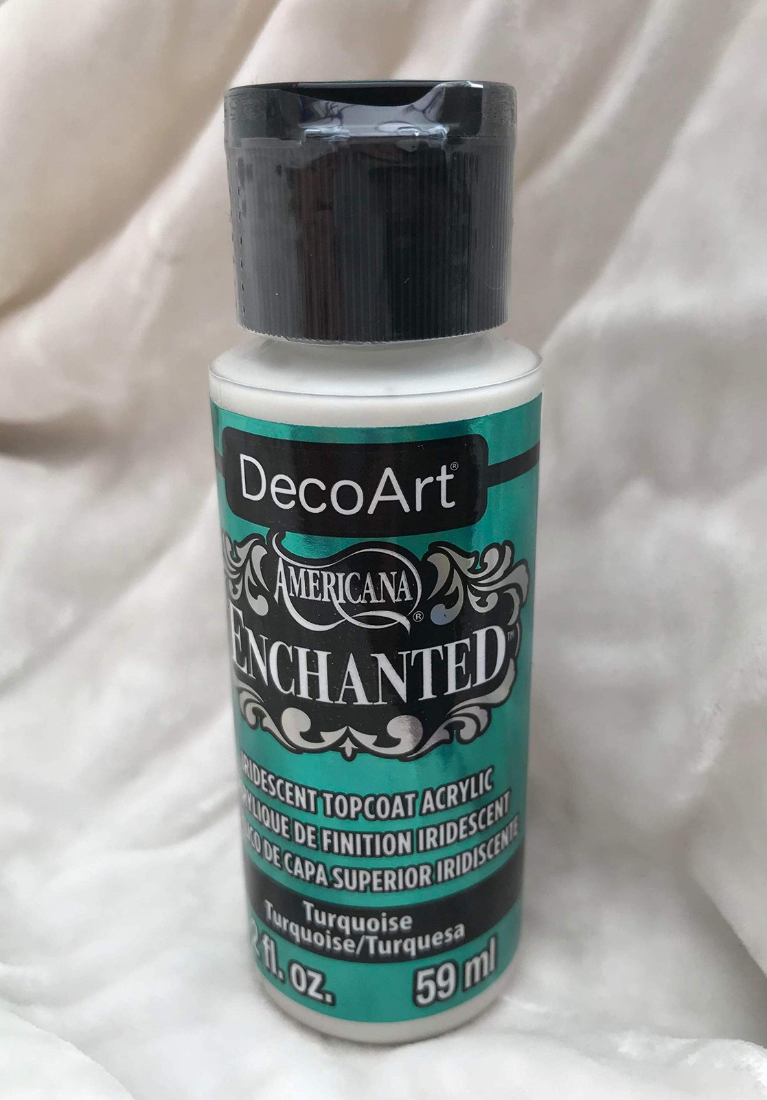 Deco Art ENCHANTED PAINT 2OZ TURQUOISE, us:one 1 Count (Pack of 1), Turquoise