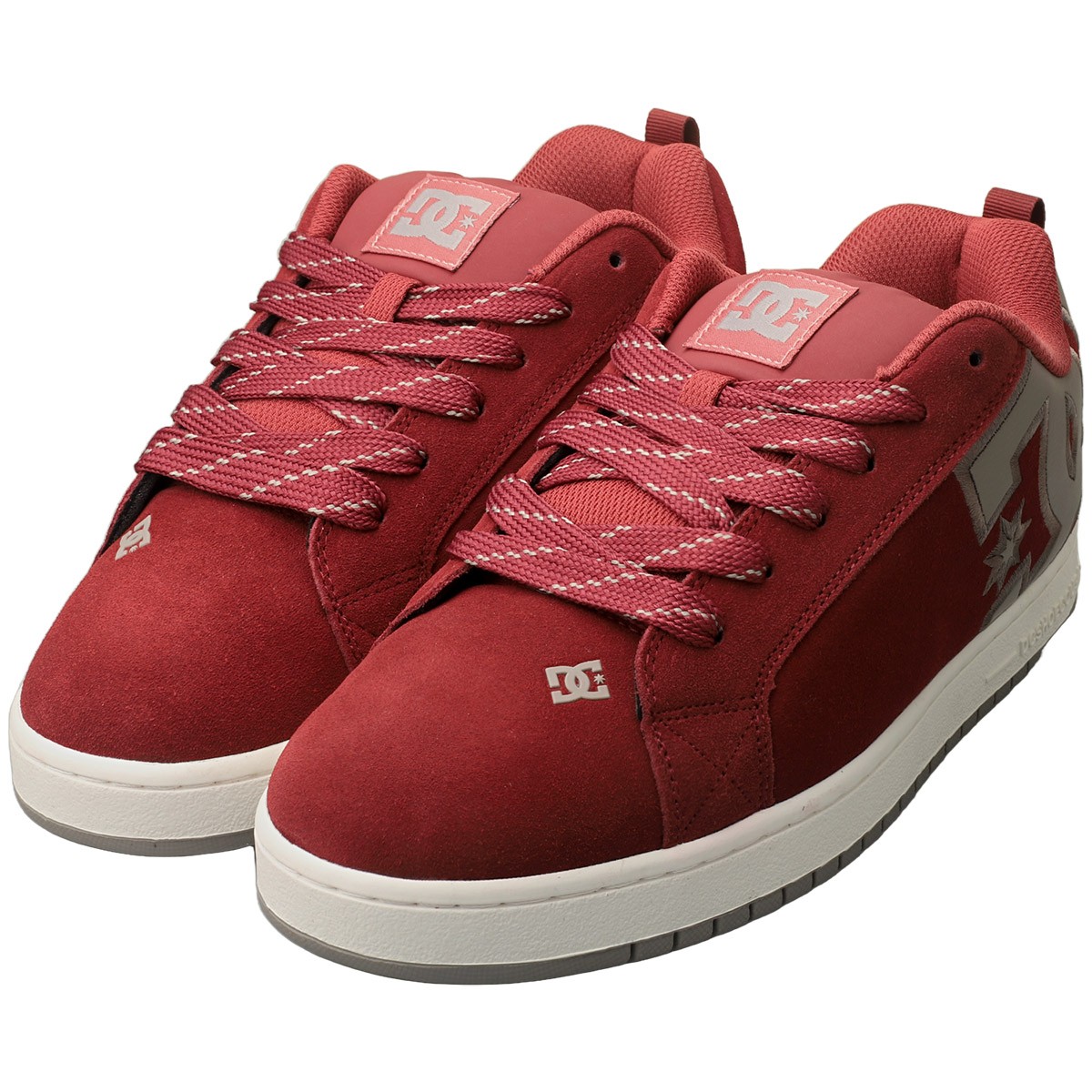 DC Shoes Court Graffik Mens Skate Sneakers in Red