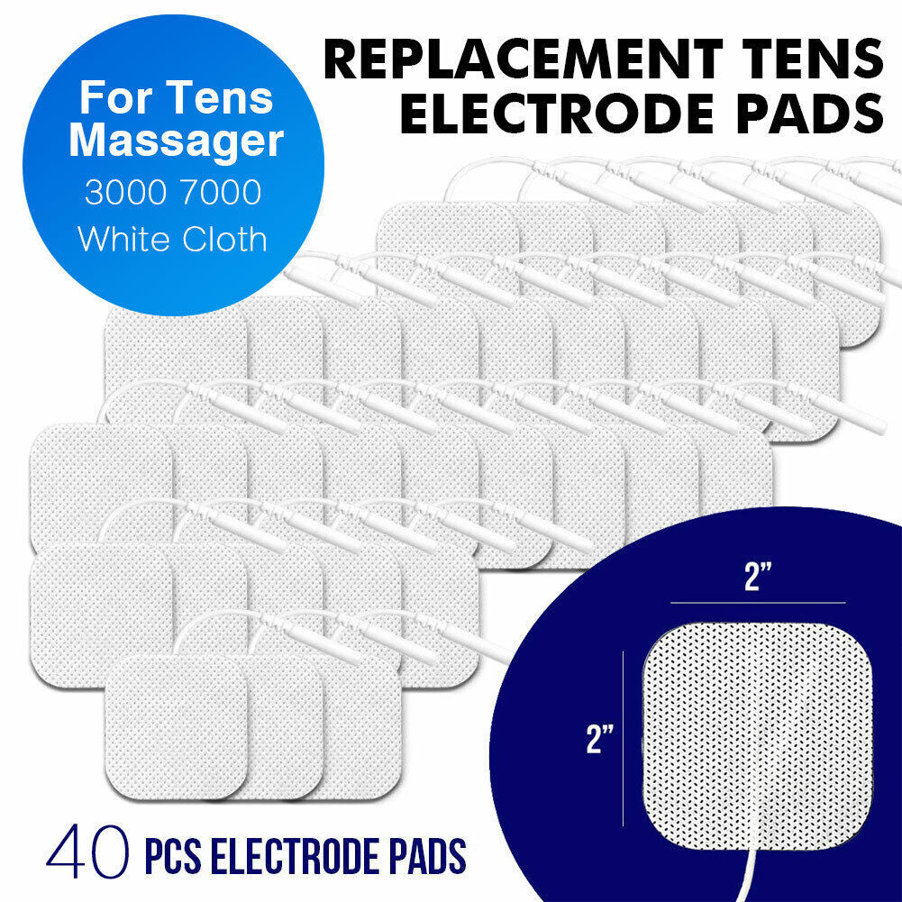 TENS Electrode Pads EMS Replacement Unit 7000 3000 2x2 Muscle Stimulator BULK