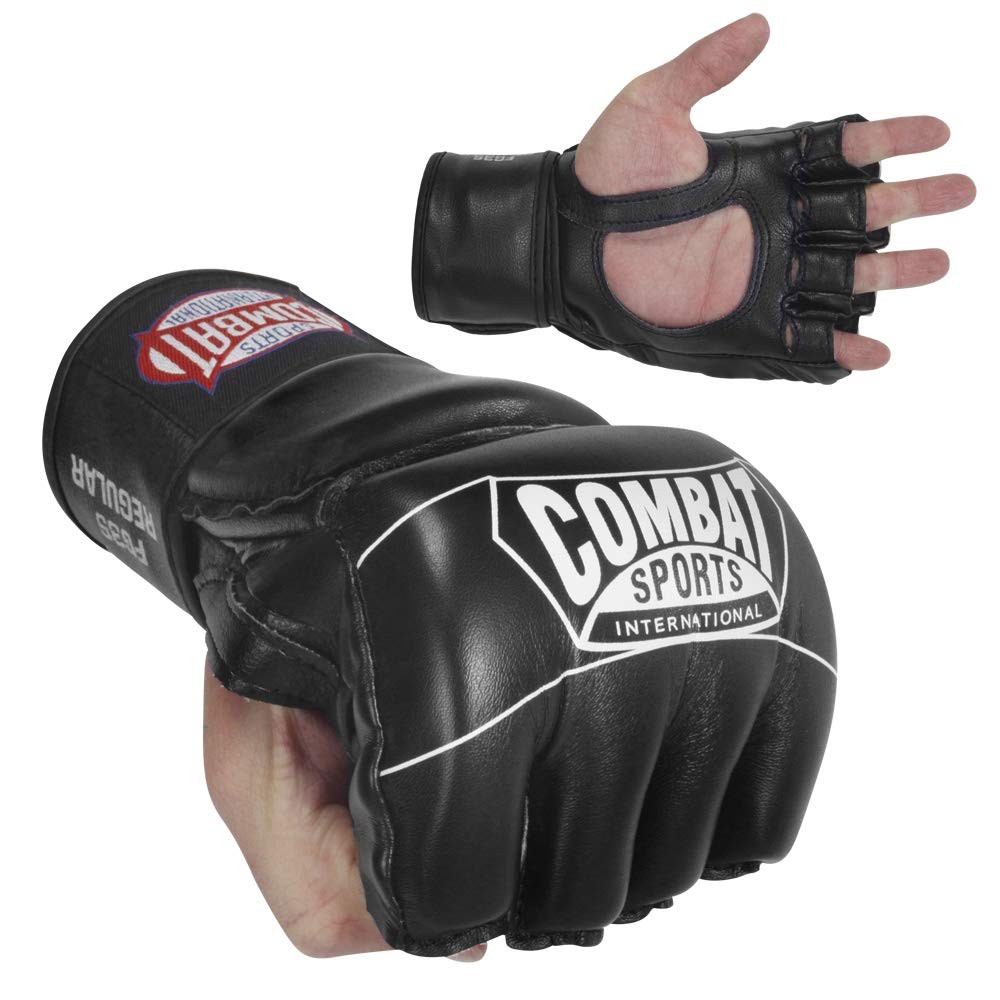 Style MMA Grappling Gloves - 5oz Open Palm Synthetic Leather Fighting Gloves ...