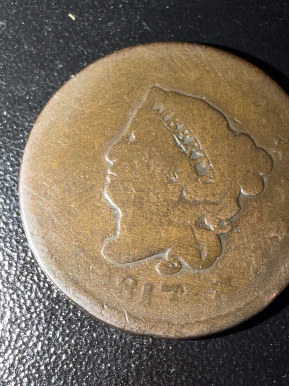 1817 15 Stars Large Cent VG