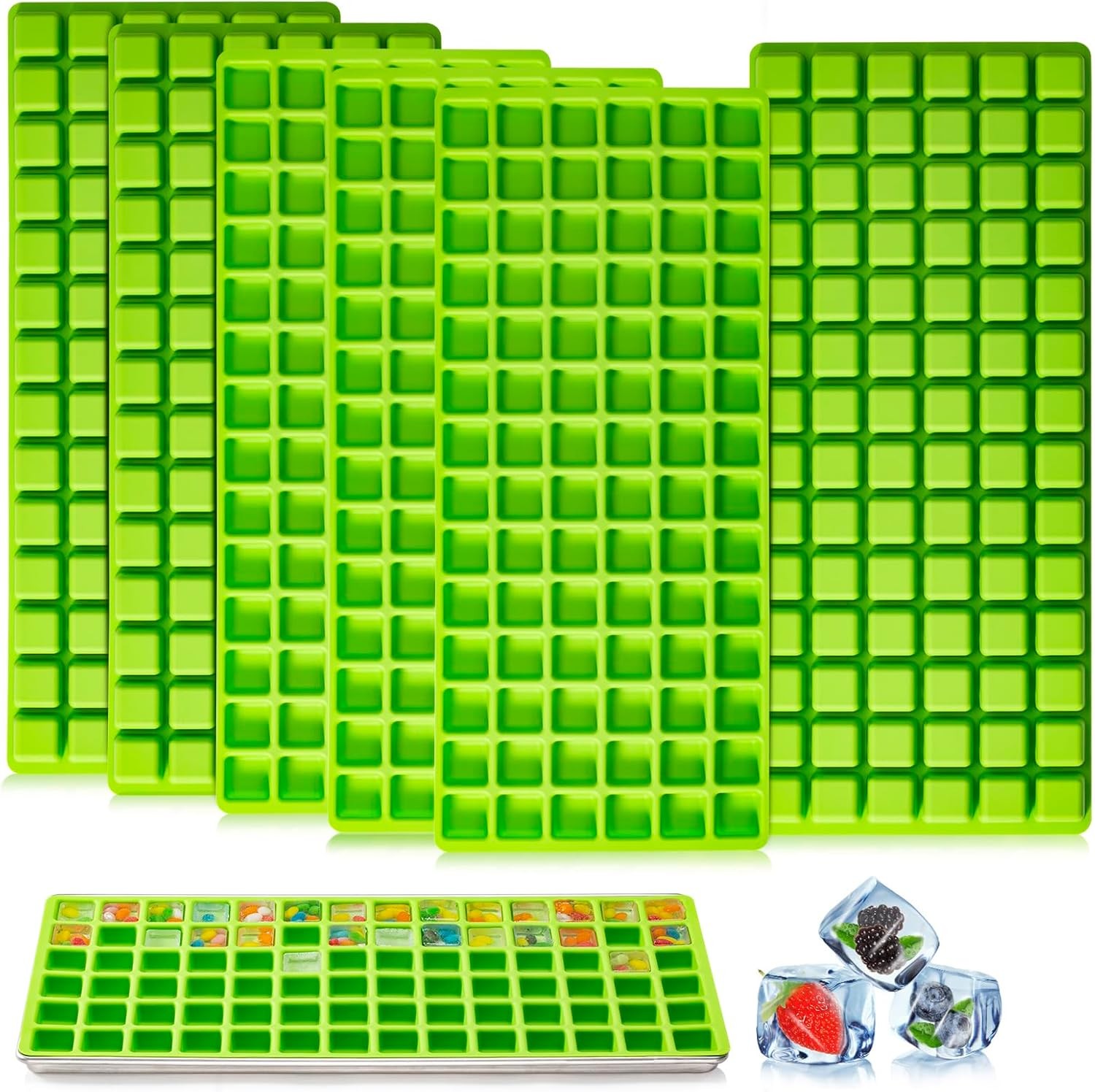 Large 6 Pcs Silicone food molds for harvest right freeze dryer Large trays, S...