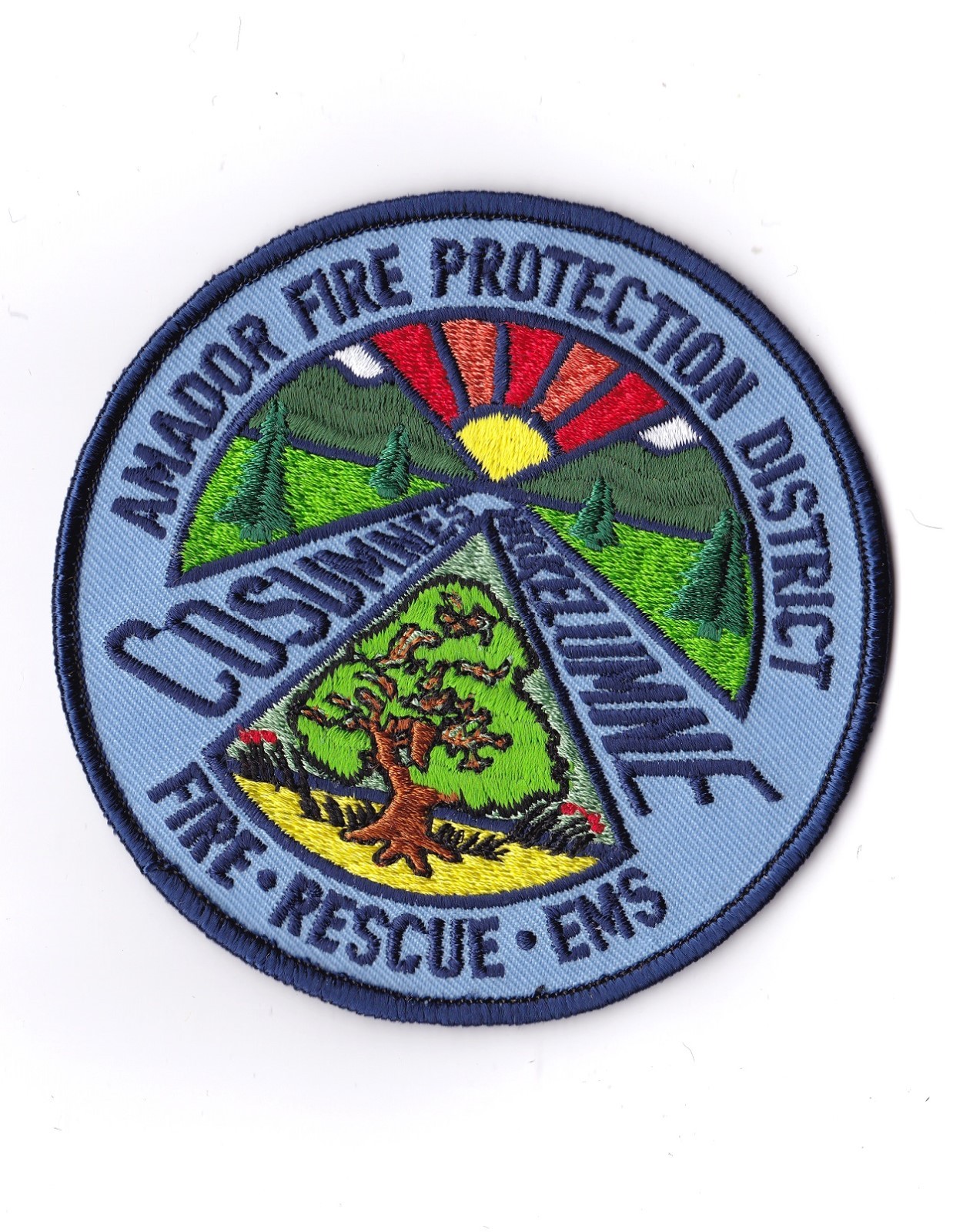 Amador Fire Protection District California Firefighter Patch NEW