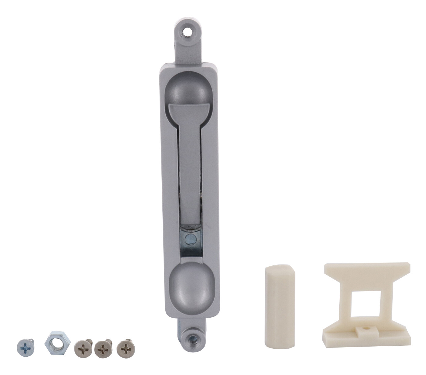 CRL DL2210A14 Aluminum 1/4" Offset Flush Bolt