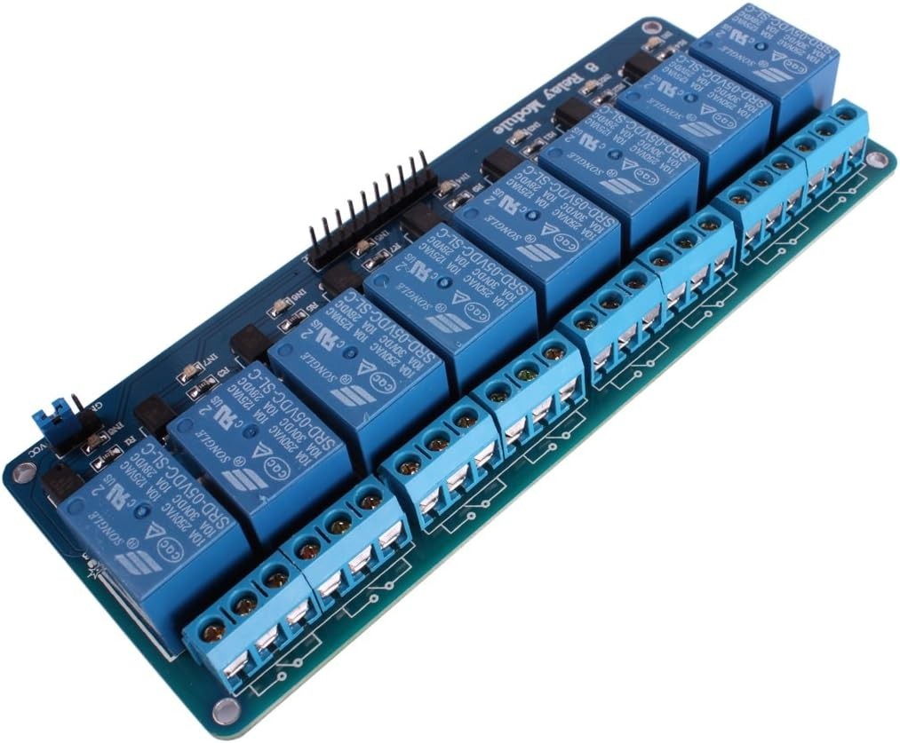 DC 5V 8-Channel Relay Module for Arduino & Raspberry Pi | Efficient Automation