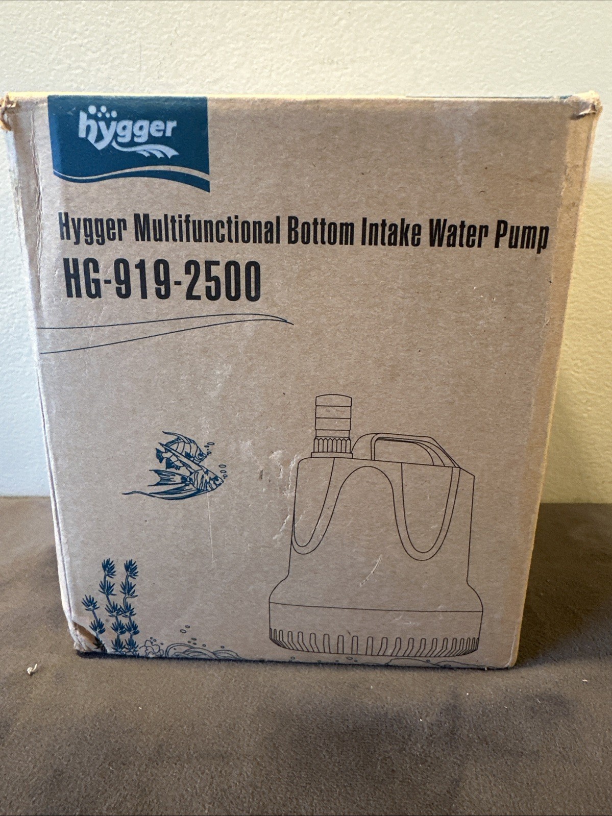 hygger Quiet Water Submersible Pump, Aquarium, Water Feature 660 GPH, 3 Adapters