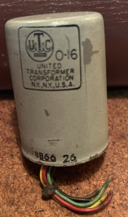 UTC O-16 BB66 26  Line Audio Transformer