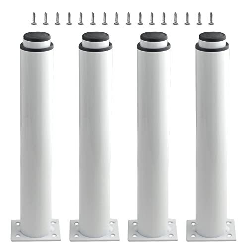 4pack Metal Adjustable Furniture Legs Cabinet Foot Legs Heavy Duty Bed Center Fr