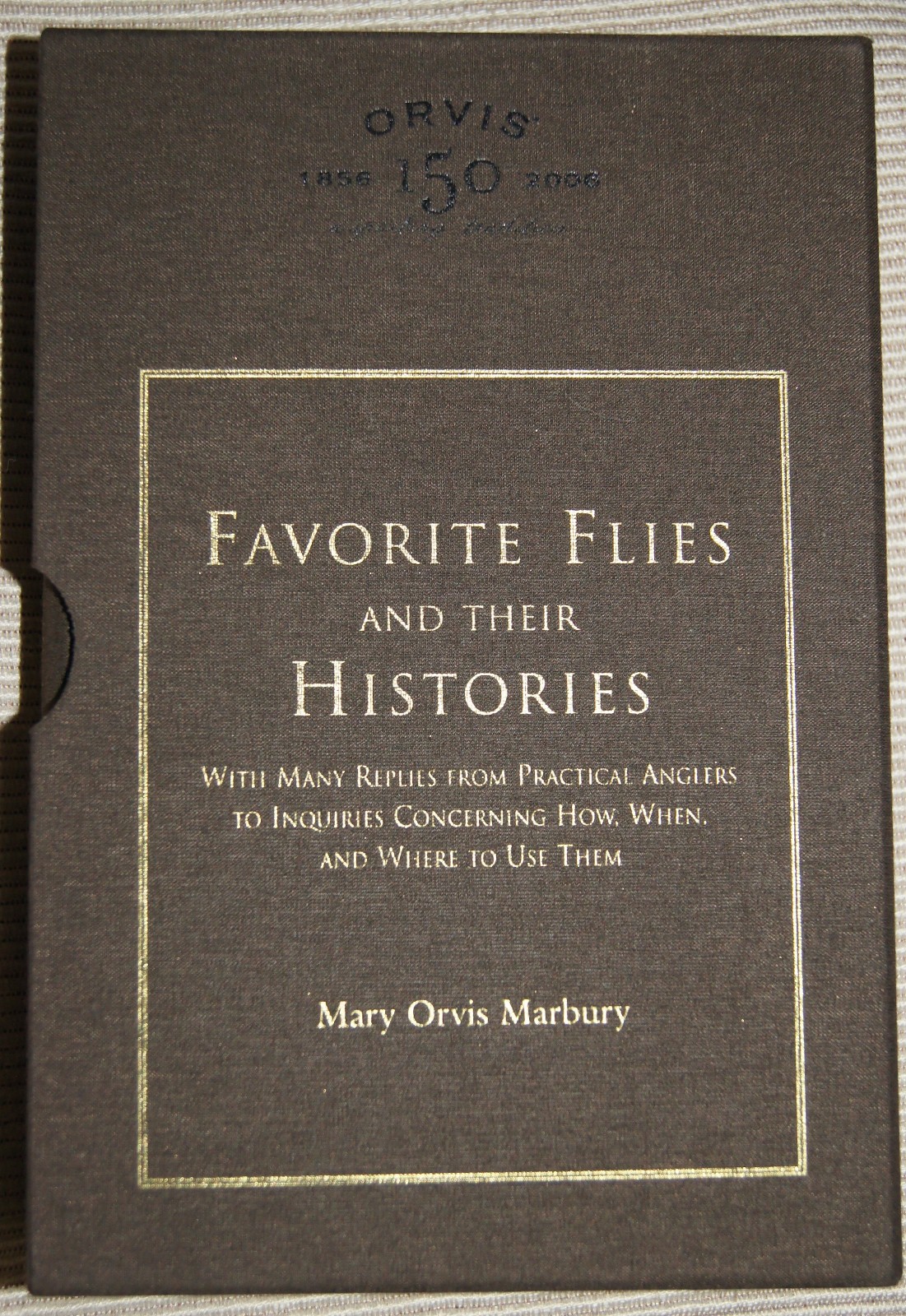 Limited Edition of "Favorite Flies and Their Histories" by Mary Orvis Marbury