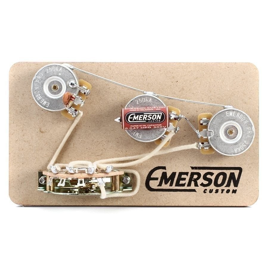 Emerson Custom Premier Pro 5-Way Stratocaster Prewired Kit - 250k