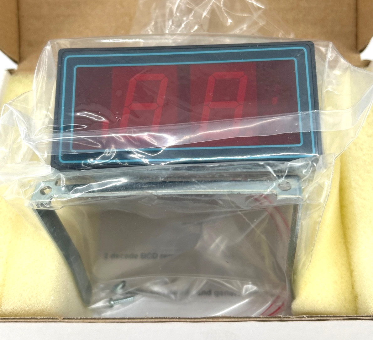 NEW Weschler BCD-2  2 Digit BCD Numeric Display Panel 9-26 VDC
