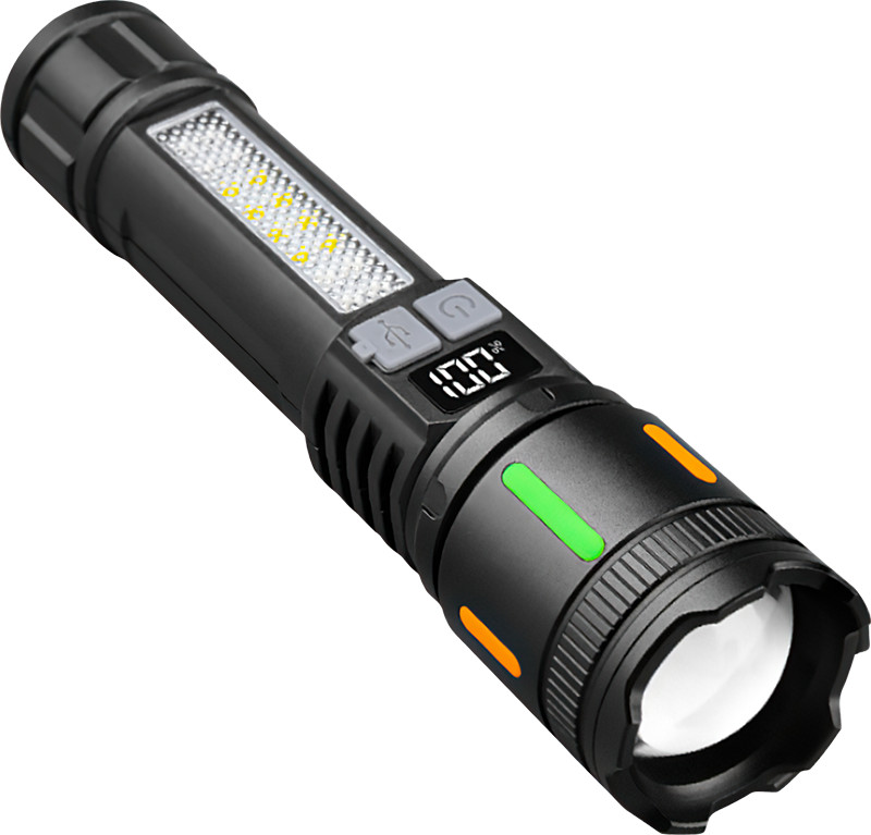 2Pcs 99000000 Lumen Super Bright LED Tactical Flashlight Rechargeable Work Light