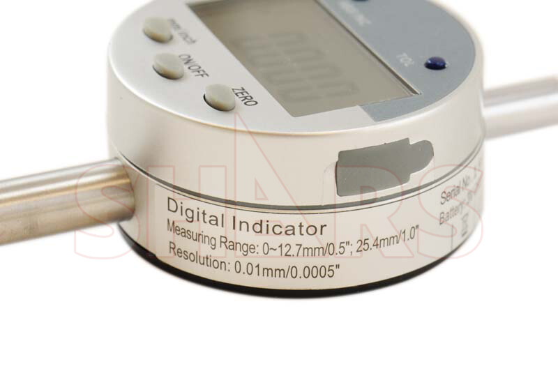 SHARS 0.5"x.0005" /.01mm Digital Electronic Indicator Absolute Gage Gauge New P]