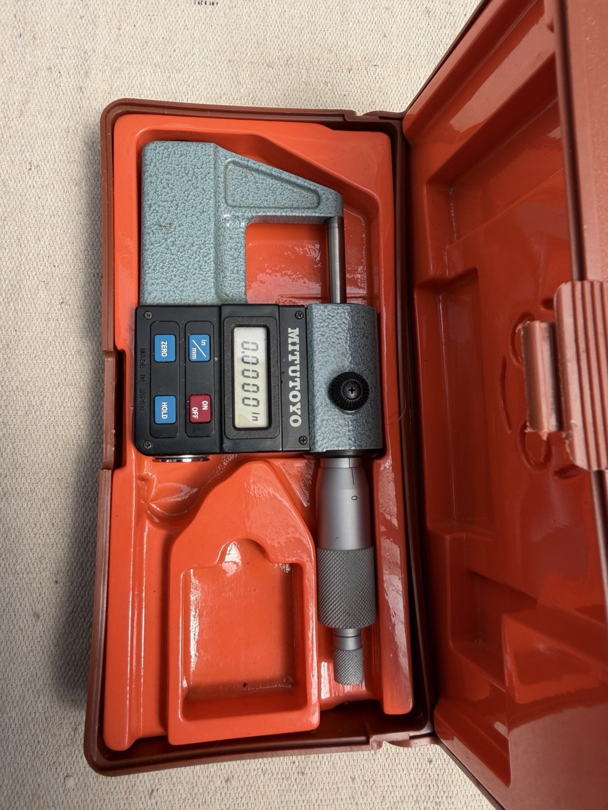 Mitutoyo Digimatic Micrometer #293-301 0-1"/0-25mm Precision Hand Tool