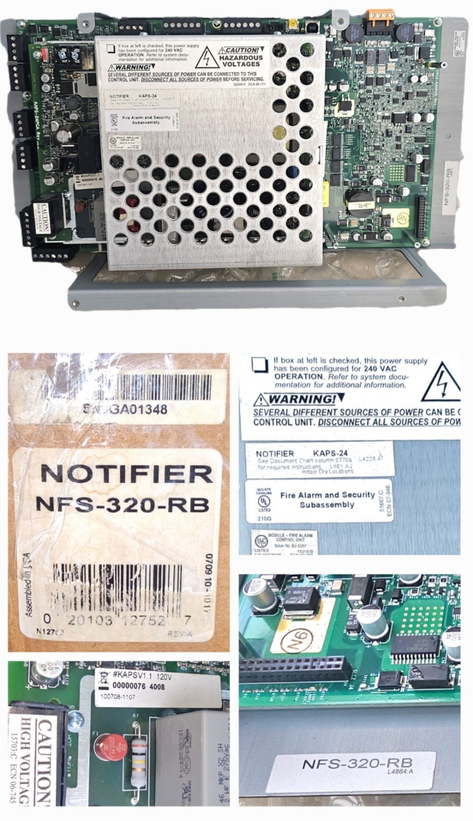 NOTIFIER NFS-320-RB: Replacement Board for  NOTIFIER  NFS-320 FIRE ALARM PANEL
