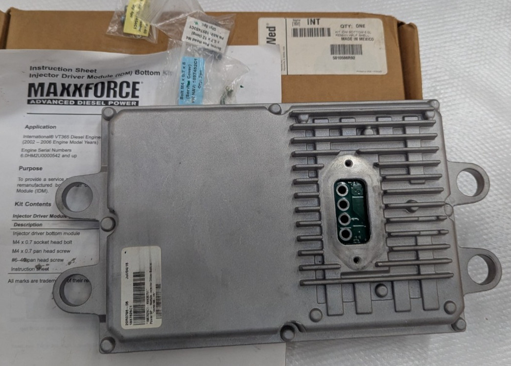 5010598R92 International REMAN Injector Driver Module IDM Bottom Kit 6.0 DT466E
