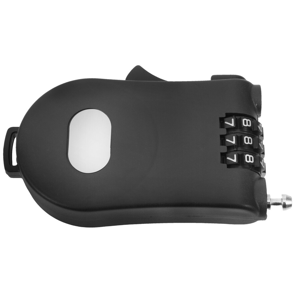 Compact Plastic Snowboard Lock with Anti-Lock Feature for Ski Board Safety