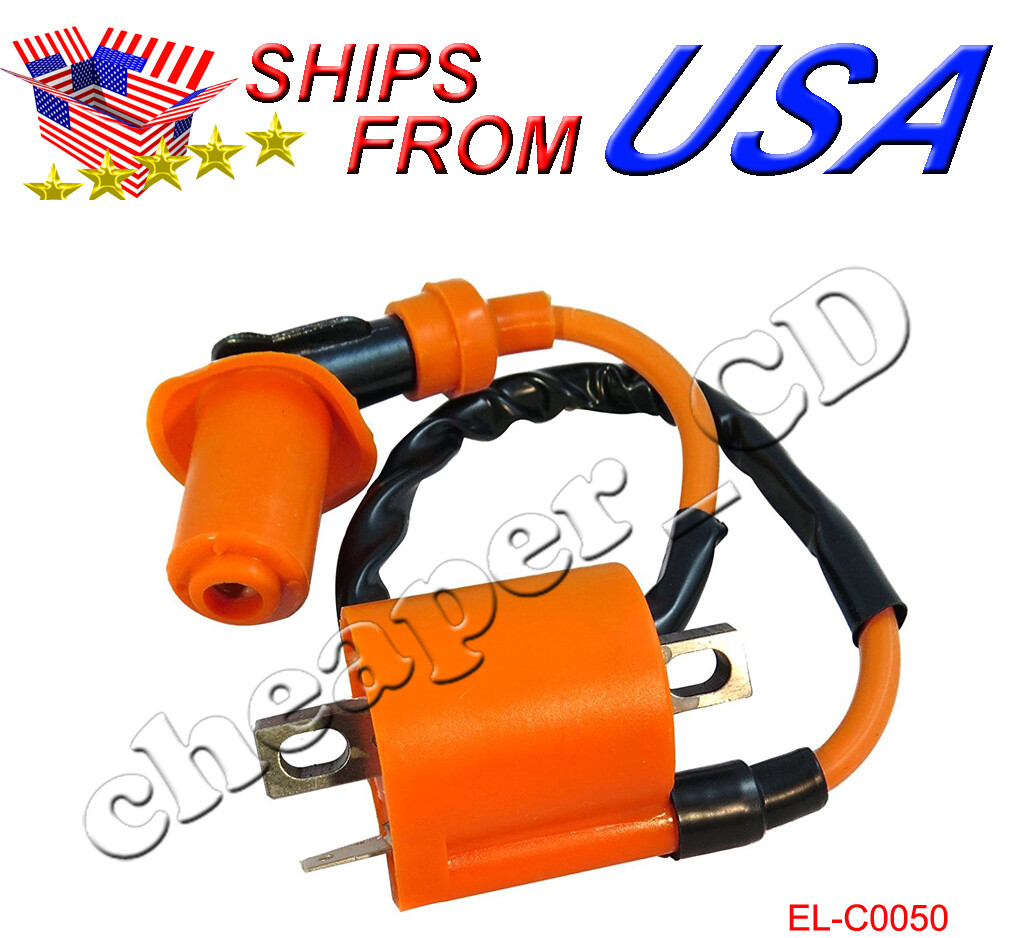 Performance Racing Ignition Coil 150cc 200cc 250cc ATV go kart UTV scooter