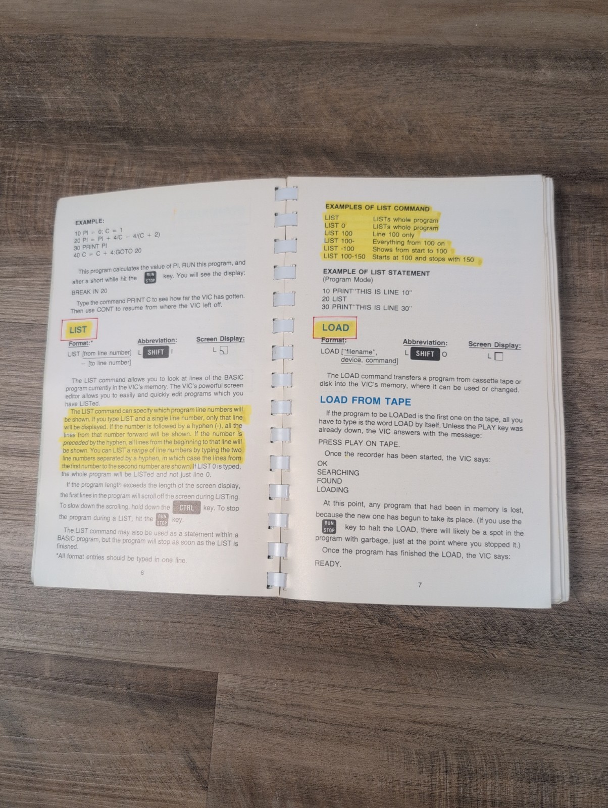 2 Books Commodore Vic-20 Programmers Reference Guide Manual with Schematic