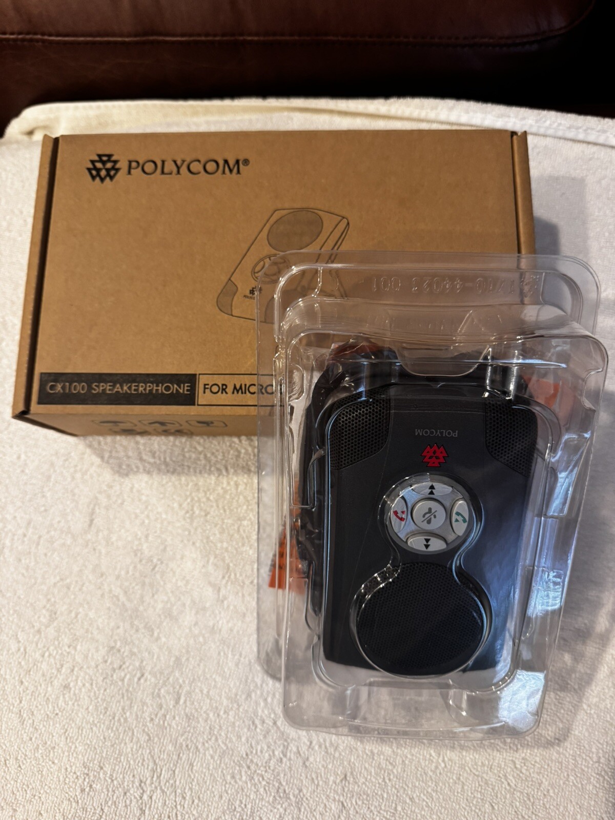 Polycom CX100 Speakerphone For Microsoft Office 2007 NIB With Carrying Case