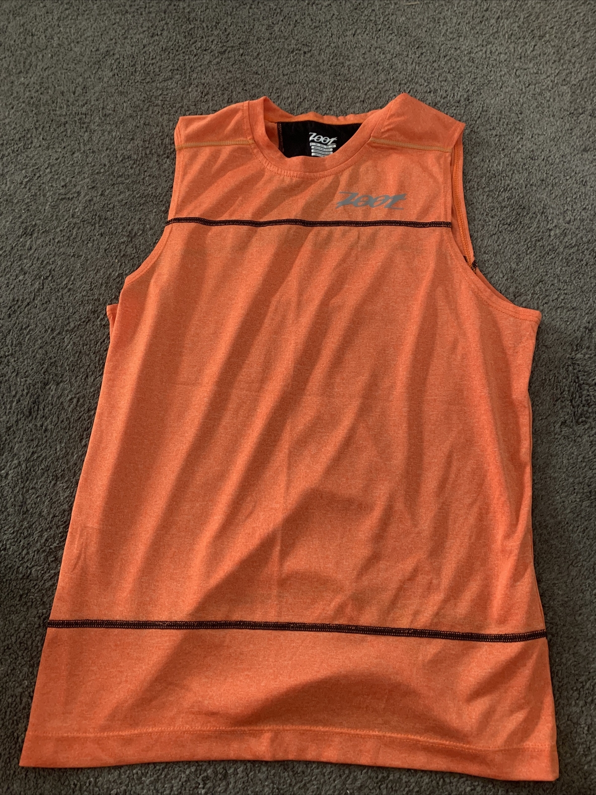 Zoot Tri Tank Top Xs Orange Sleeveless Shirt