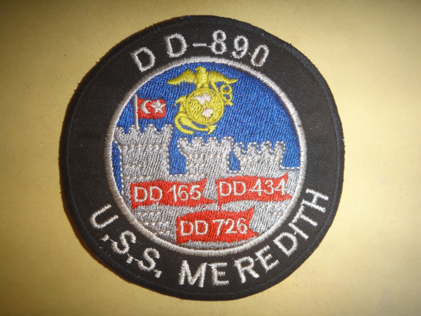 US Navy USS MEREDITH DD-890 Destroyer Vietnam War Patch