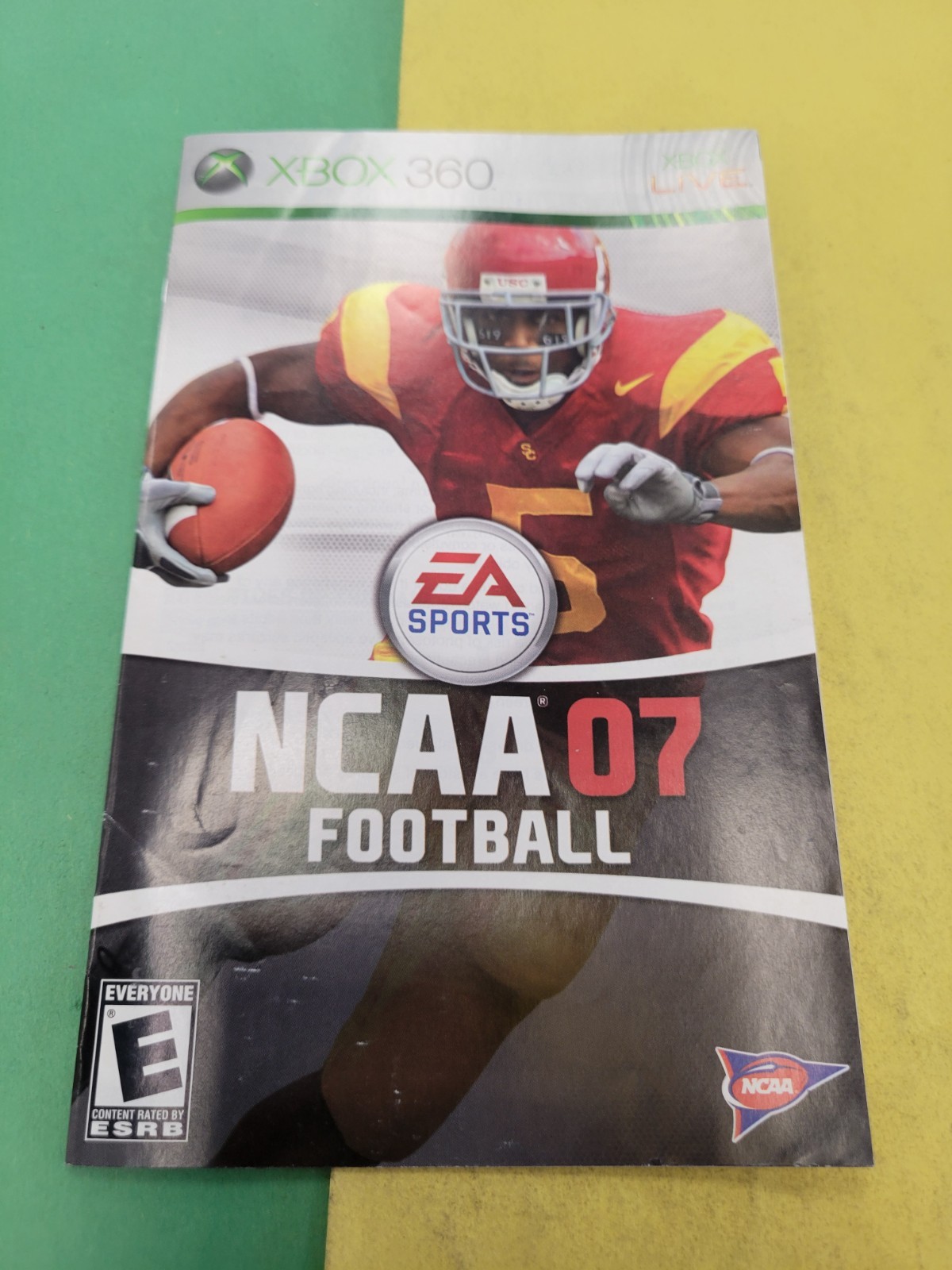 NCAA Football 2007  |  Xbox 360  |  Manual