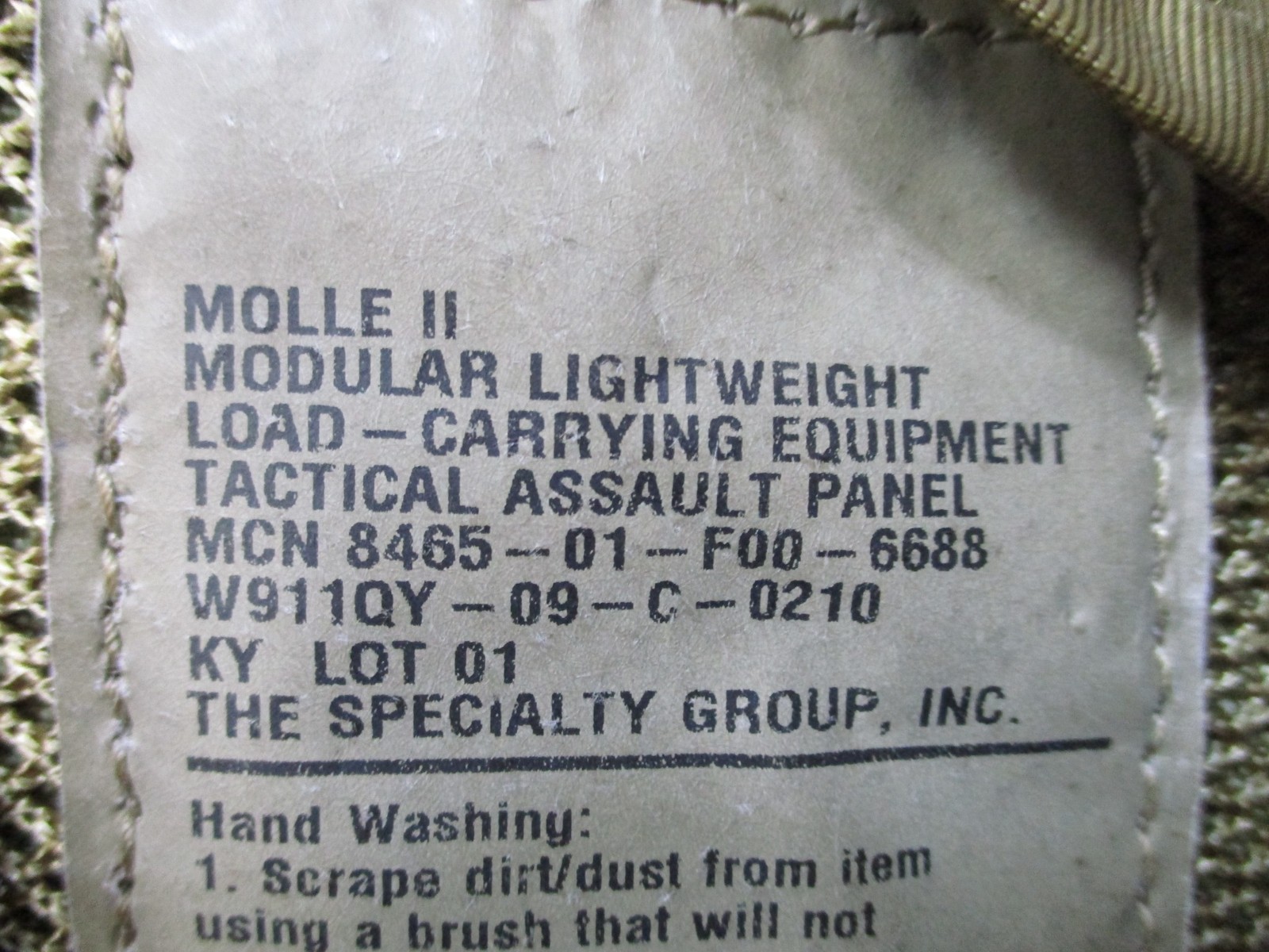 MULTICAM USGI TACTICAL ASSAULT PANEL TAP CHEST RIG MOLLE VEST SHOULDER HARNESS