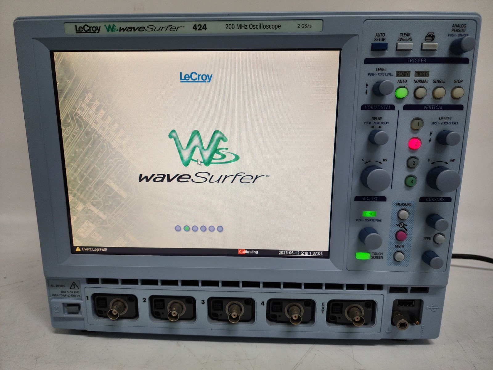 LeCroy WaveSurfer 424 Oscilloscope, 200 MHz, 2 GS/s, 4 Channels