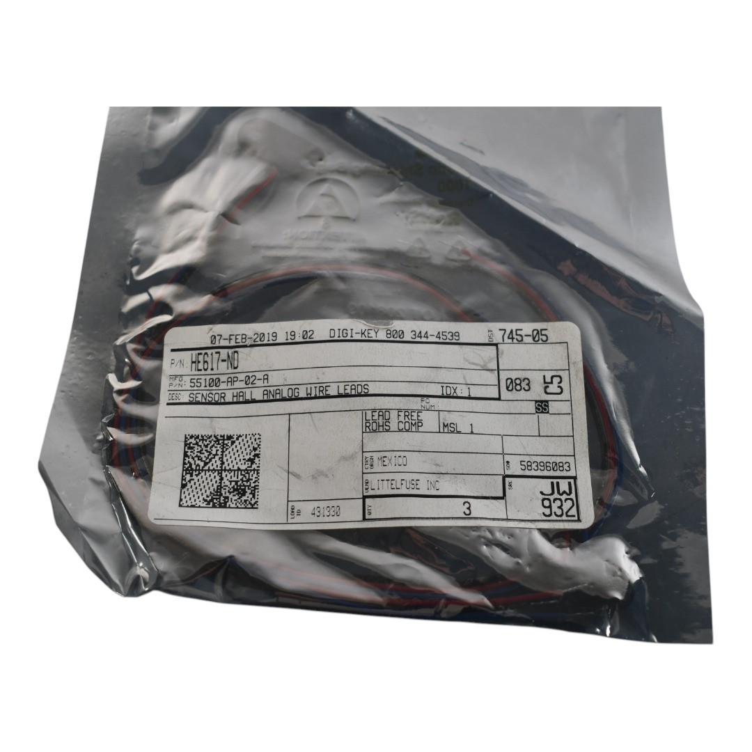 NEW Littelfuse 55100-AP-02-A SENSOR HALL ANALOG WIRE LEADS