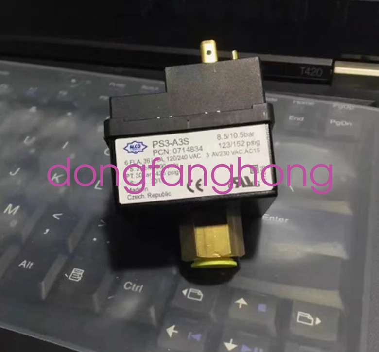 1pcs NEW ALCO PS3-A3S 8.5/10.5bar pressure switch controller DHL or FedEX or UPS