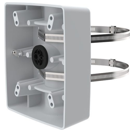 AXIS Indoor/Outdoor Pole Mount for T91 Mounts, T98A Cabinets, White T91B57