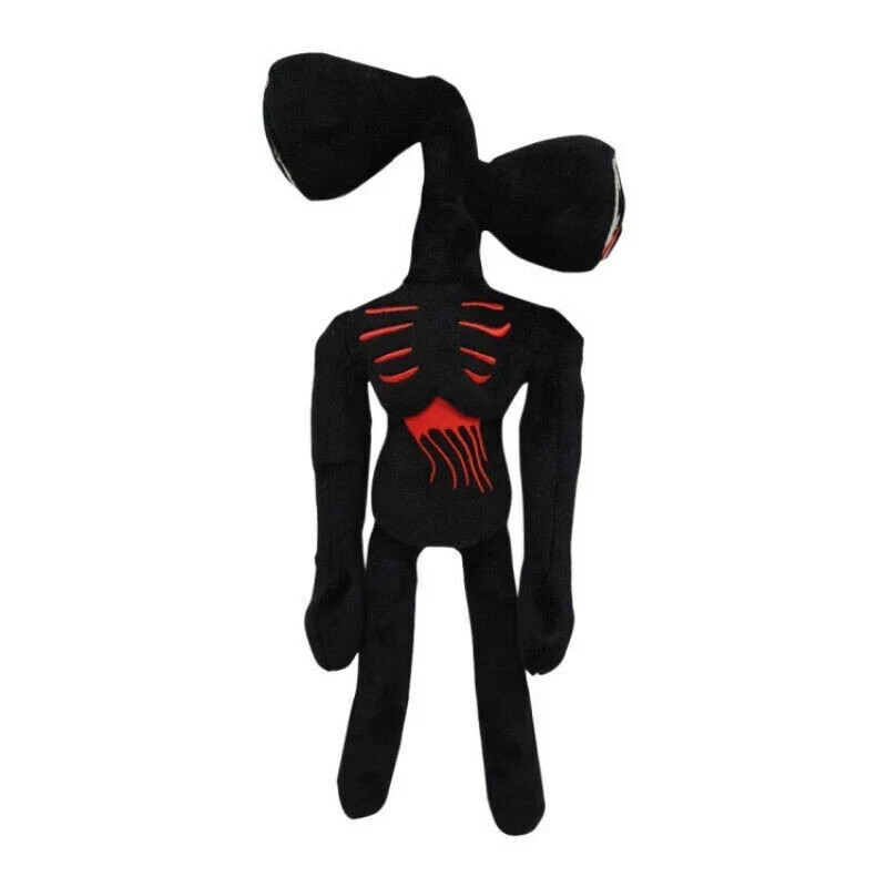 Black Siren Head Plush Figure Toy Stuffed Toys Doll Toys for Children 15.7''