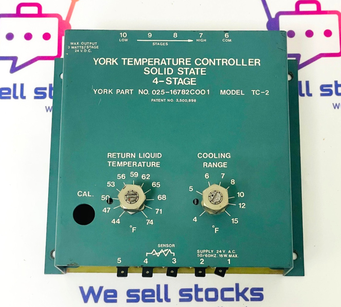 YORK 025-16782C001 Temperature Controller TC-2