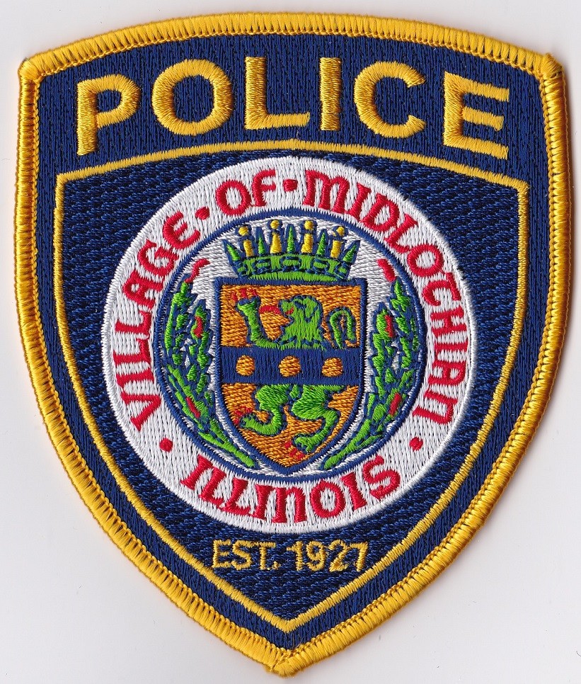 Village of Midlothian Police Patch Illinois IL
